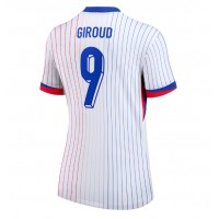 Camiseta Francia Olivier Giroud #9 Segunda Equipación Replica Eurocopa 2024 para mujer mangas cortas